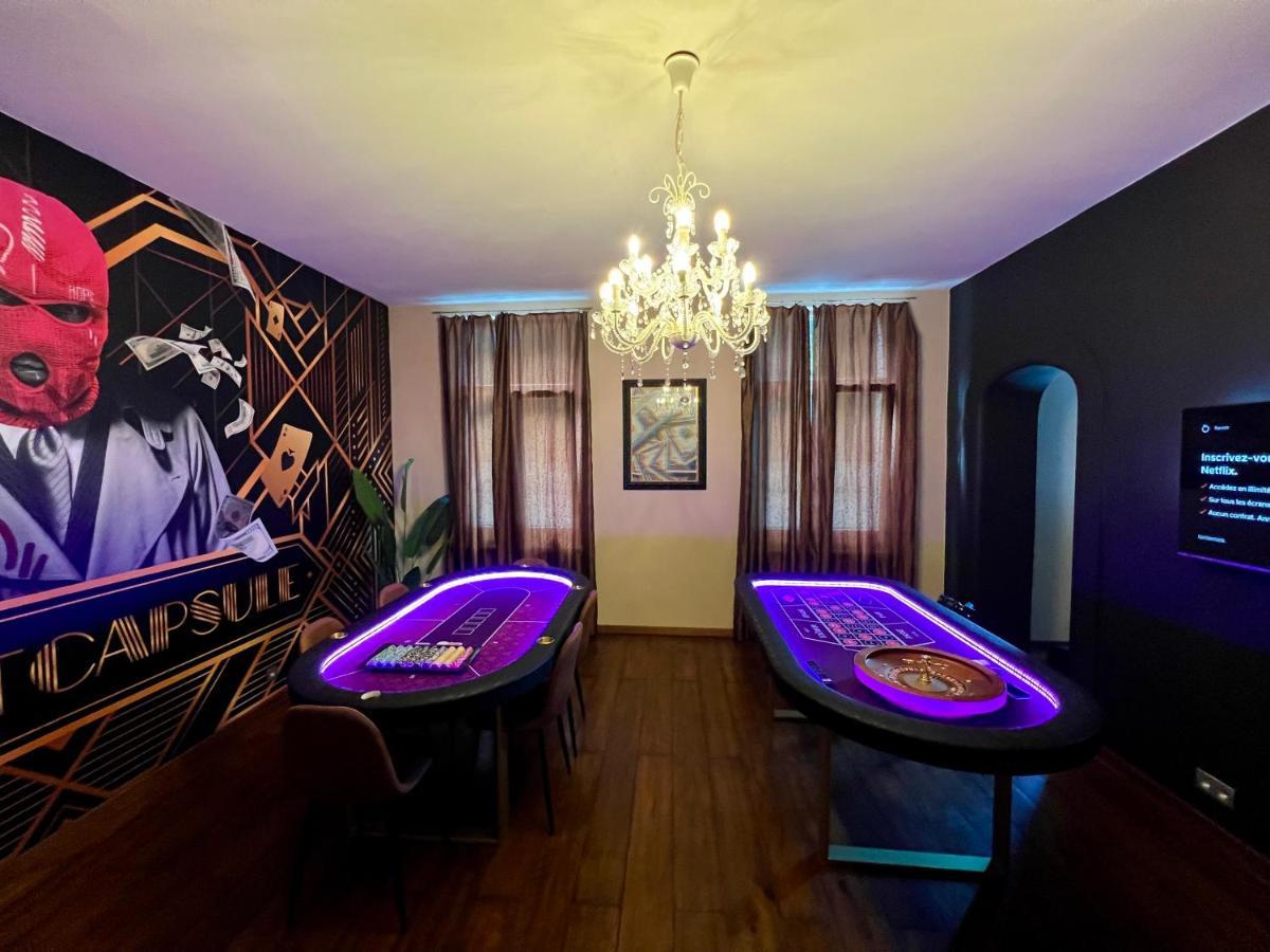 蒙斯Capsule Casino - Jacuzzi - Billard - Netflix - Console & Jeux公寓 外观 照片