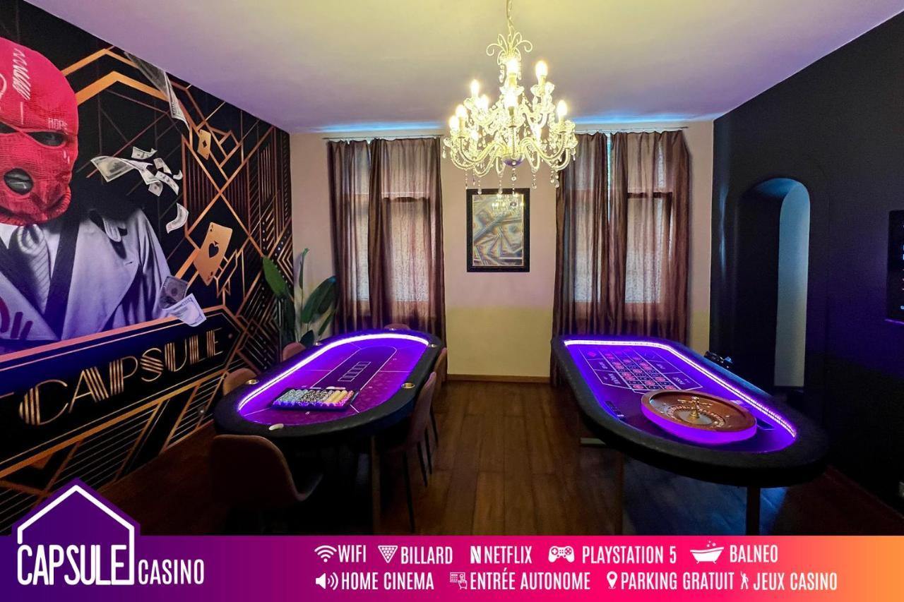 蒙斯Capsule Casino - Jacuzzi - Billard - Netflix - Console & Jeux公寓 外观 照片